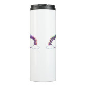 Petty Princess - Probeer me niet waterfles snarky Thermosbeker (Achterkant)