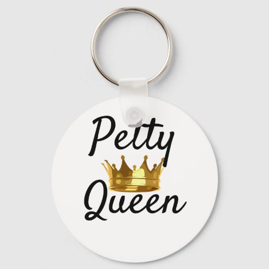 Petty Queen Sleutelhanger (Voorkant)