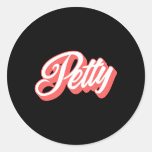 Petty Ronde Sticker