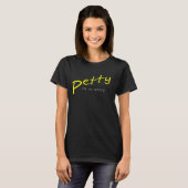 Petty Slant TShirt Yellow (Voorkant volledig)