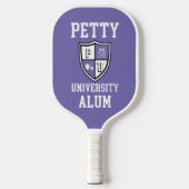 Petty University Alum afstudeerder alma mater peri Pickleball Paddle (Voorkant)