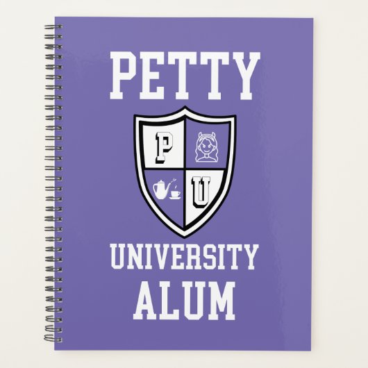 Petty University Alum afstudeerder alma mater peri Planner (Voorkant)