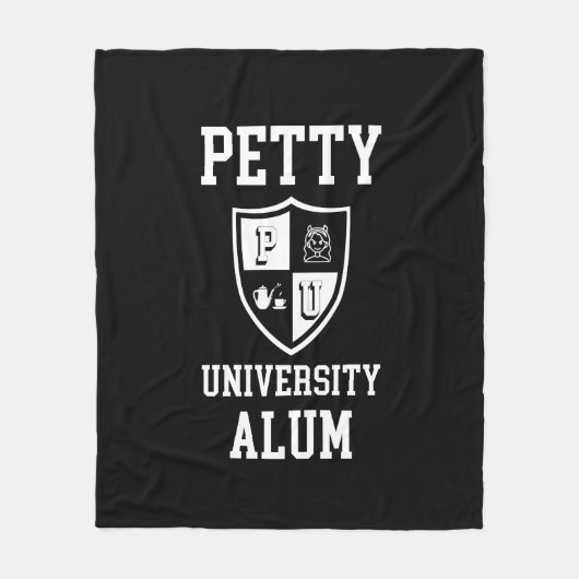 Petty University Alum afstudeerder alma mater sarc Fleece Deken (Voorkant)