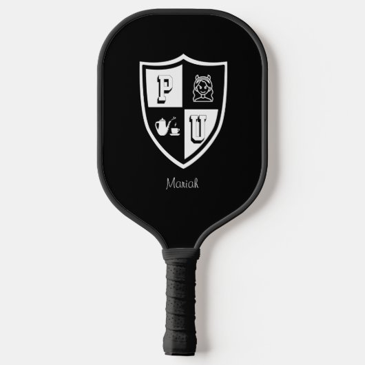 Petty University Alum afstudeerder alma mater sarc Pickleball Paddle (Achterkant)