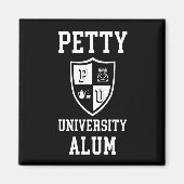 Petty University Alum afstudeerder sarcastische al Magneet (Voorkant)