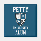 Petty University Alum afstudeerder sarcastische al Magneet (Voorkant)