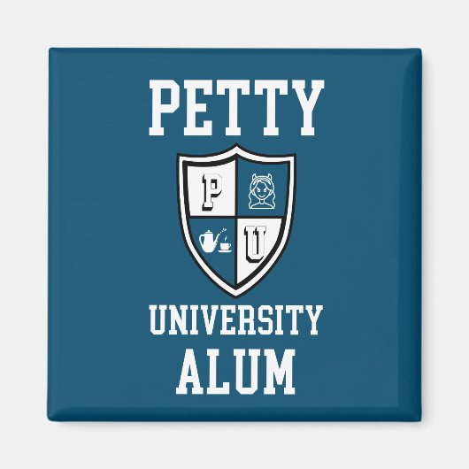 Petty University Alum afstudeerder sarcastische al Magneet (Voorkant)