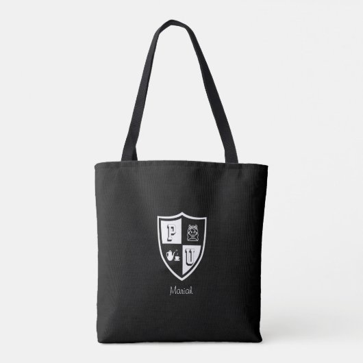 Petty University Alum afstuderen gepersonaliseerd  Tote Bag (Achterkant)