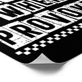 Petty When Provoked Sarcastic Quote Work Saying Sn Poster (Hoek)