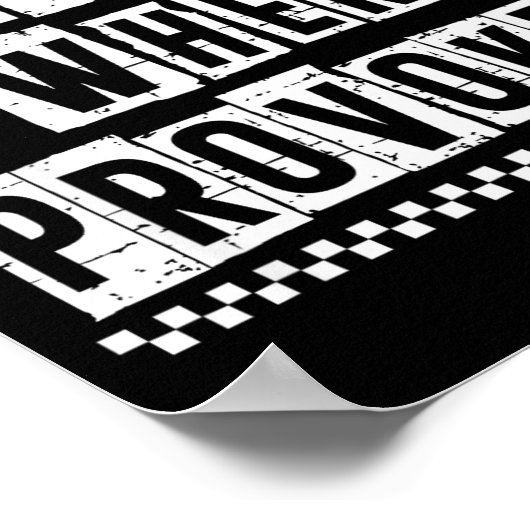 Petty When Provoked Sarcastic Quote Work Saying Sn Poster (Hoek)