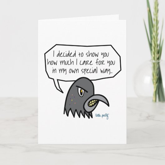 Petty zegt... feestdagen kaart (Voorkant)