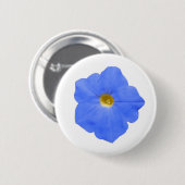 Petunia Blue en Yellow Button (Voorkant /achterkant)