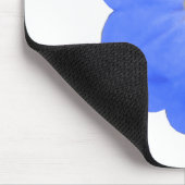 Petunia Blue en Yellow Mousepad Muismat (Hoek)