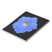 Petunia Blue en Yellow Notepad Notitieblok (Linkerzijde)