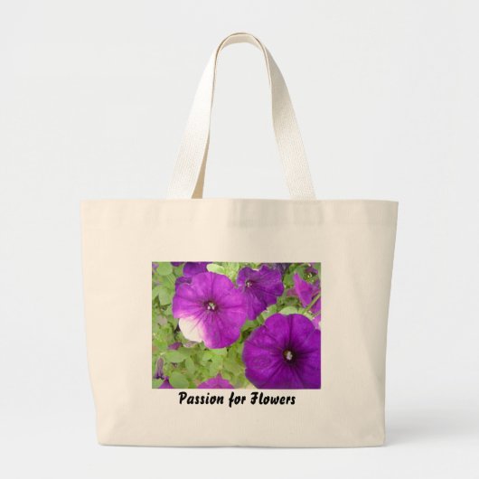 Petunia - boodschappentas grote tote bag (Voorkant)