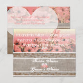 Petunia bruiloft uitnodigingen (Voorkant / Achterkant)