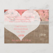 Petunia bruiloft uitnodigingen (Achterkant)