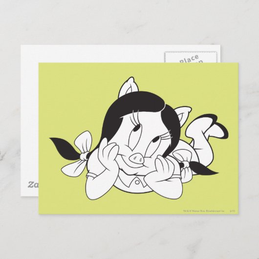 Petunia Dreaming Briefkaart (Voorkant / Achterkant)