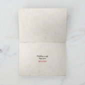 petunia en vlinderhart met borstel kaart (Binnen)