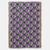 Petunia Floral Pattern Deken (Voorkant Verticaal)