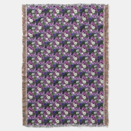 Petunia Floral Pattern Deken