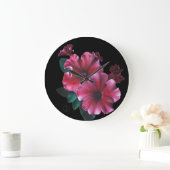 Petunia flower clock grote klok (Huis)