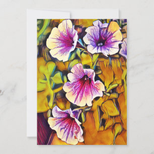 Petunia Flowers Kaart