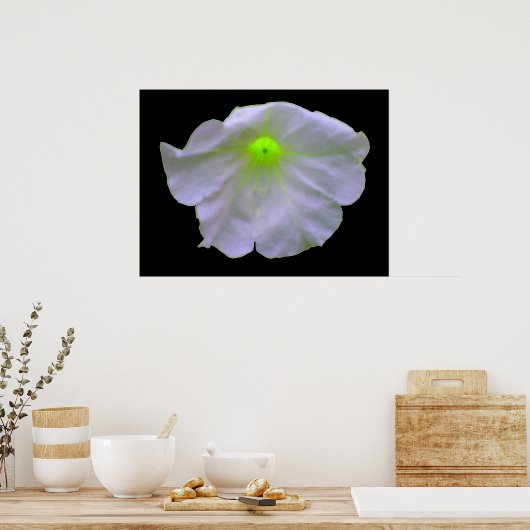 Petunia Green Glow Poster (Keuken)