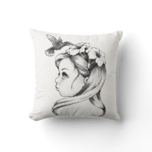 Petunia in het haar van een sprookjesmeisje, kolib