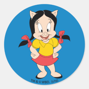 Petunia Klassieke Petunia Ronde Sticker