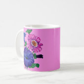 petunia koffiemok (Voorkant links)