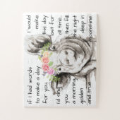 Petunia Pig Jigsaw Puzzel (Verticaal)