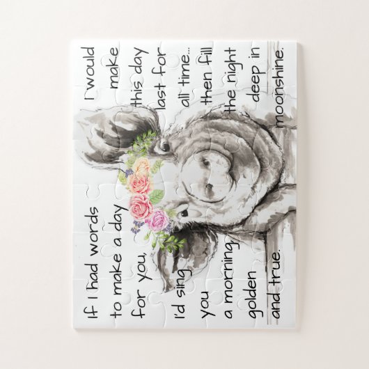 Petunia Pig Jigsaw Puzzel (Verticaal)