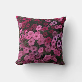 Petunia Porch Flowers Pink Paars Lavender Garden Kussen