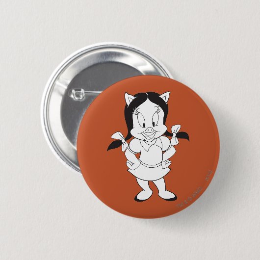 Petunia Posing Ronde Button 5,7 Cm (Voorkant /achterkant)