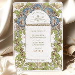 Petunia Save the Date Vintage Art Nouveau van Much Kaart<br><div class="desc">Petunia Art Nouveau Vintage Save the Date trouwkaarten van Alphonse Mucha in een floraal, romantisch en grillig ontwerp. Victoriaans bloeiwijzen vullen klassieke art deco lettertypen aan. Voer uw aangepaste gegevens in en u bent klaar. Als u het ontwerp verder wilt wijzigen, klikt u op de blauwe knop "Aanpassen". Heel erg...</div>