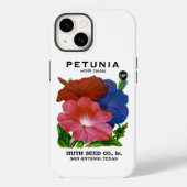 Petunia  Seed Packet Hoesje-Mate iPhone Case (Achterkant)