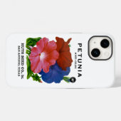 Petunia  Seed Packet Hoesje-Mate iPhone Case (Achterkant (horizontaal))