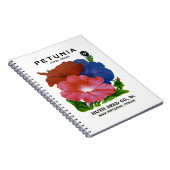 Petunia  Seed Packet Notitieboek (Rechterzijde)