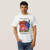Petunia  Seed Packet T-shirt (Voorkant volledig)