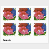 Petunia Seed Packet Vierkante Sticker (Vel)