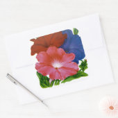 Petunia Seed Packet Vierkante Sticker (Envelop)