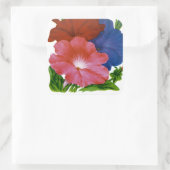 Petunia Seed Packet Vierkante Sticker (Tas)
