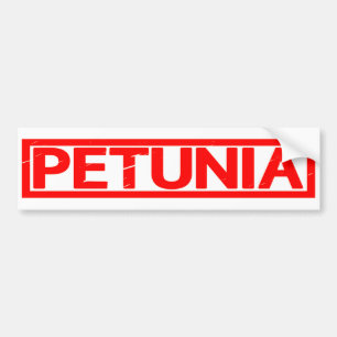 Petunia Stamp Bumpersticker