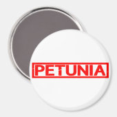 Petunia Stamp Magneet (Voorkant / Achterkant)