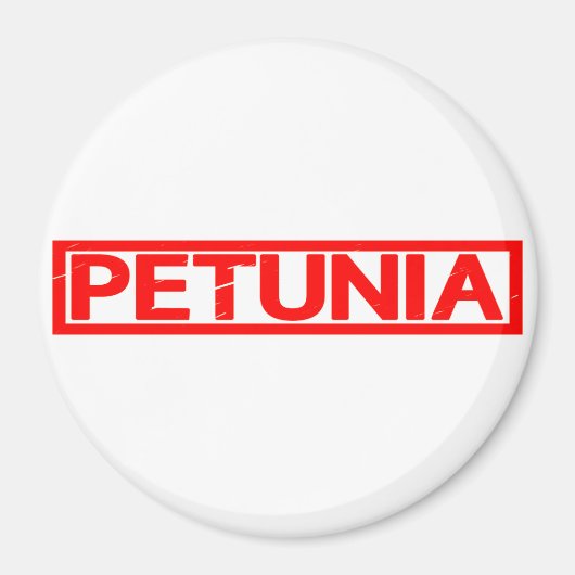 Petunia Stamp Magneet (Voorkant)
