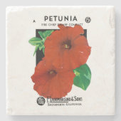 Petunia Stenen Onderzetter (Voorkant)