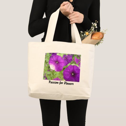 Petunia - tebag grote tote bag (Voorkant (product))