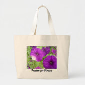 Petunia - tebag grote tote bag (Voorkant)