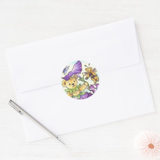Petunia Teddy Sticker (Envelop)